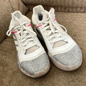 adidas White and Gray Athletic Shoes